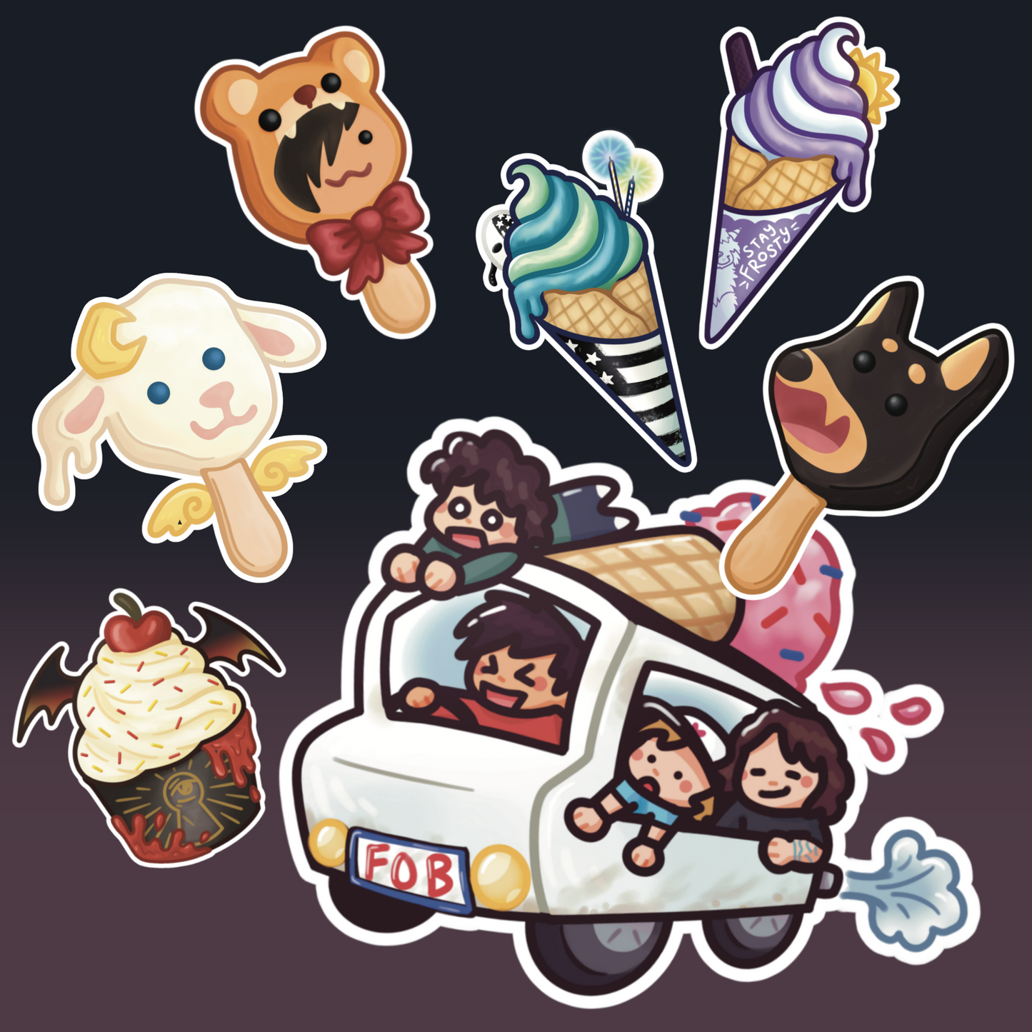 ★ Ice Cream Sticker