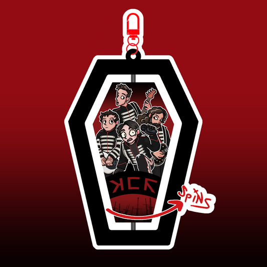 [PREORDER] Black Parade Rotating Keychain
