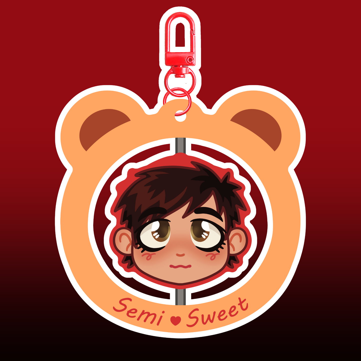 [PREORDER] P2 Folie Bears Rotating Keychain